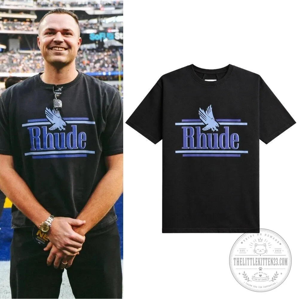 Tarik Skubal on Monday Night Football Rhude Rossa T Shirt 3 Tarik Skubal on Monday Night Football Rhude Rossa T Shirt