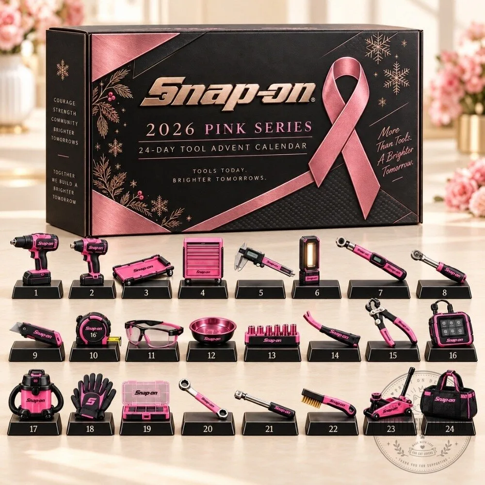 Snap on Pink Series Advent Calendar 2026 - 24 Days Tools & Accessories Christmas Gift Box 3 Snap on Pink Series Advent Calendar 2026 - 24 Days Tools & Accessories Christmas Gift Box