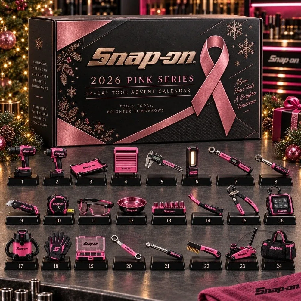 Snap on Pink Series Advent Calendar 2026 - 24 Days Tools & Accessories Christmas Gift Box 4 Snap on Pink Series Advent Calendar 2026 - 24 Days Tools & Accessories Christmas Gift Box