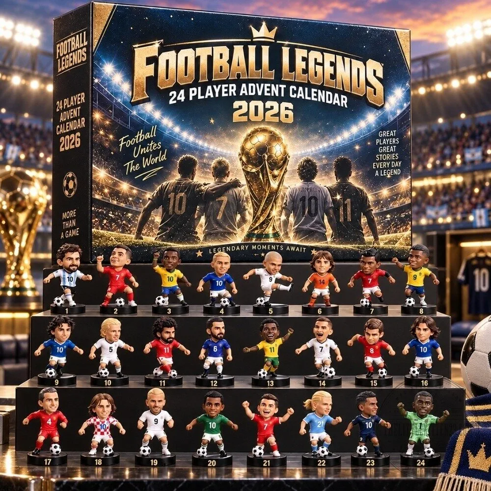 Football Legends Advent Calendar 2026 - 24 Player Soccer Star Figures & Collectibles Christmas Gift Box 3 Football Legends Advent Calendar 2026 - 24 Player Soccer Star Figures & Collectibles Christmas Gift Box