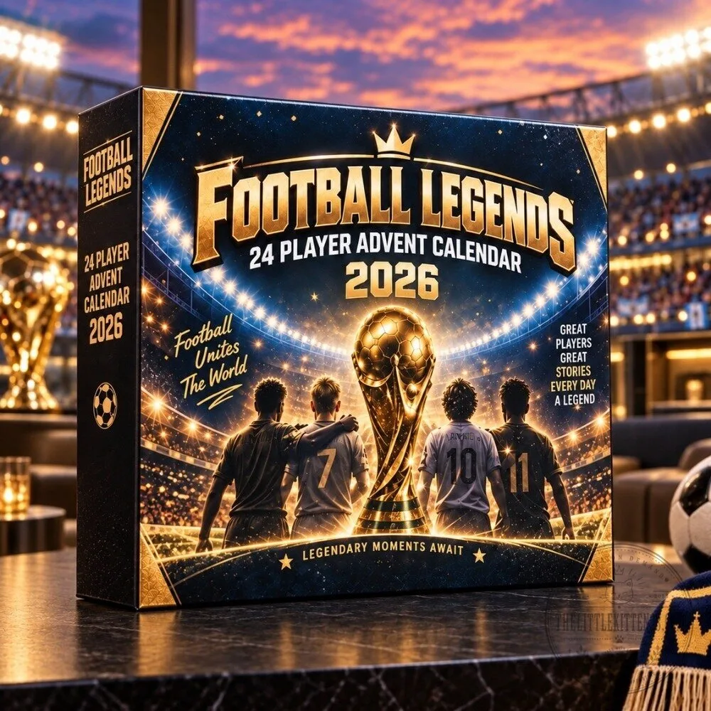 Football Legends Advent Calendar 2026 - 24 Player Soccer Star Figures & Collectibles Christmas Gift Box 5 Football Legends Advent Calendar 2026 - 24 Player Soccer Star Figures & Collectibles Christmas Gift Box