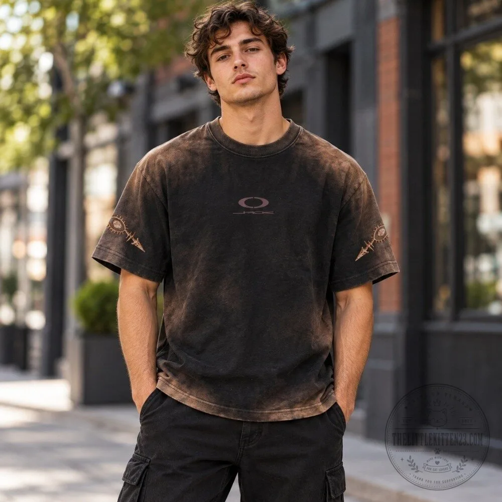 Travis Scotts CJ x Oakley Catalyst Logo T Shirt 5 Travis Scotts CJ x Oakley Catalyst Logo T Shirt