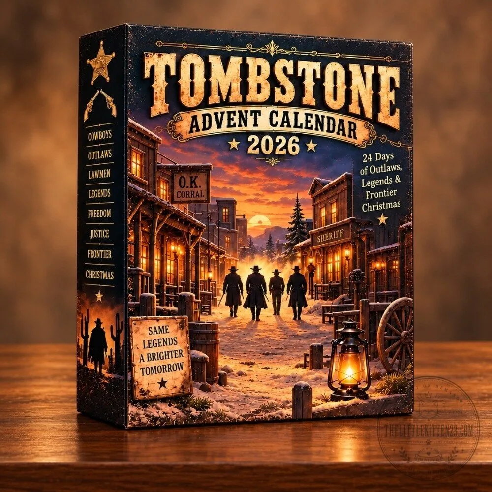 Tombstone Advent Calendar 2026 - 24 Days Western Movie Cowboy & Lawmen Collectibles Christmas Gift Box 5 Tombstone Advent Calendar 2026 - 24 Days Western Movie Cowboy & Lawmen Collectibles Christmas Gift Box