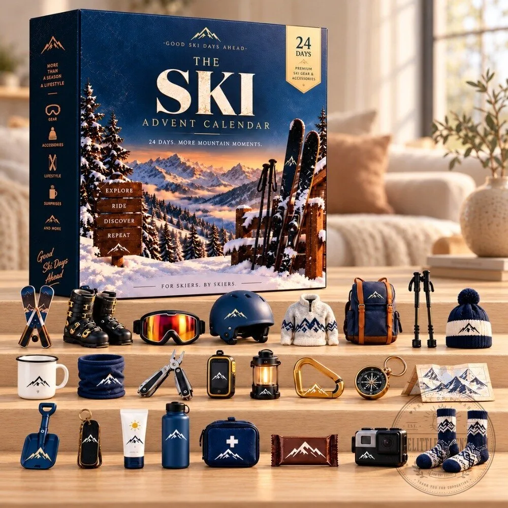 The Ski Advent Calendar 2026 - 24 Days Mountain Skiing Christmas Gift Box 5 The Ski Advent Calendar 2026 - 24 Days Mountain Skiing Christmas Gift Box