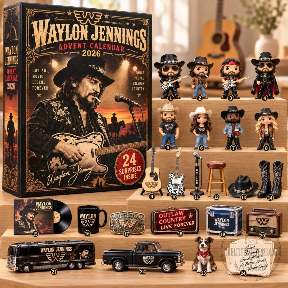 Waylon Jennings Advent Calendar 2026 - 24 Days Country Music Legend Christmas Gift Box 4 Waylon Jennings Advent Calendar 2026 - 24 Days Country Music Legend Christmas Gift Box