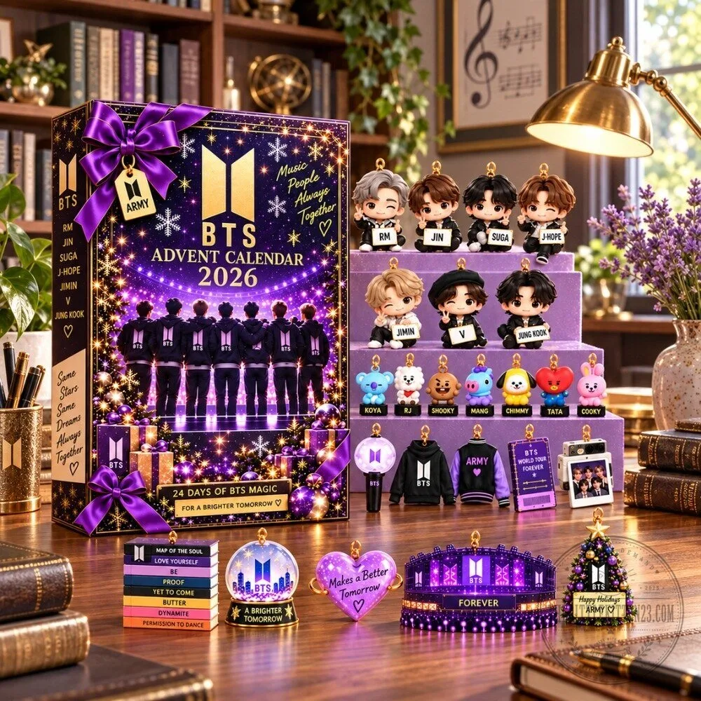 BTS Advent Calendar 2026 - 24 Days K-Pop Army Purple Magic Surprises Christmas Gift Box 3 BTS Advent Calendar 2026 - 24 Days K-Pop Army Purple Magic Surprises Christmas Gift Box