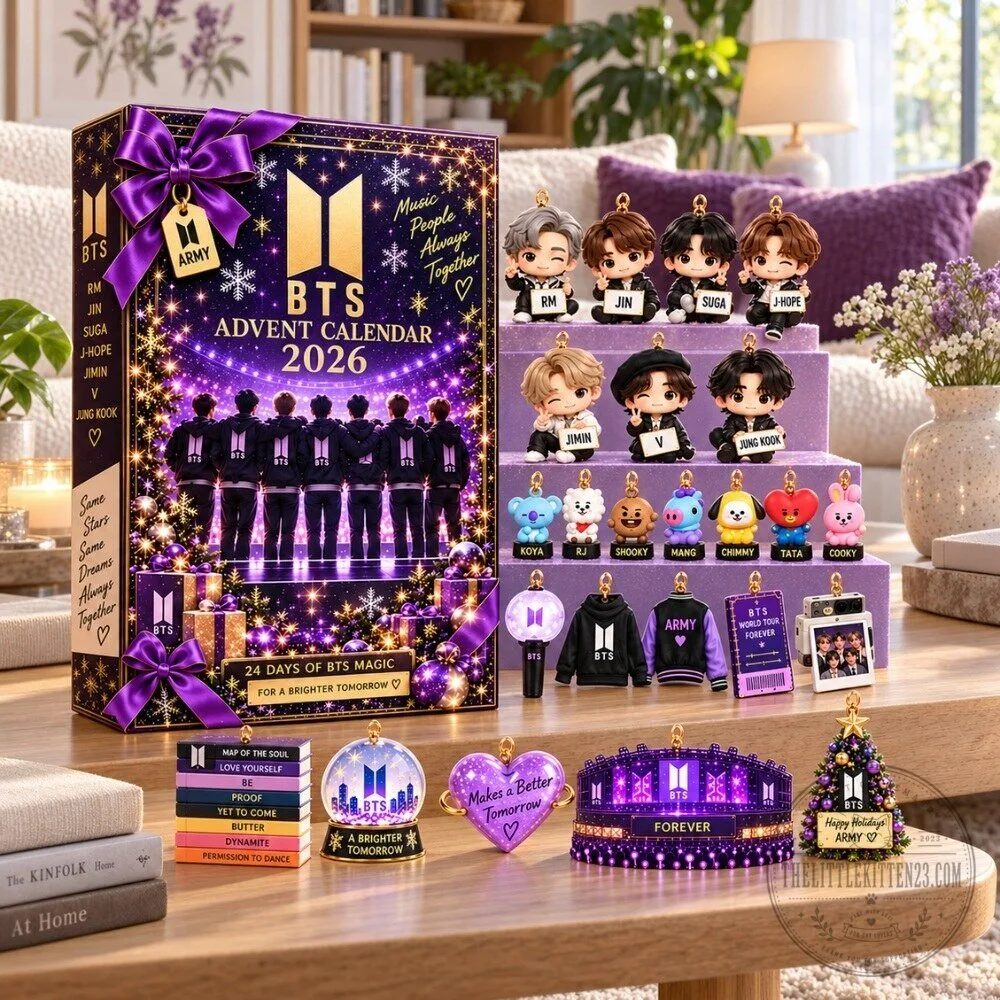 BTS Advent Calendar 2026 - 24 Days K-Pop Army Purple Magic Surprises Christmas Gift Box 4 BTS Advent Calendar 2026 - 24 Days K-Pop Army Purple Magic Surprises Christmas Gift Box