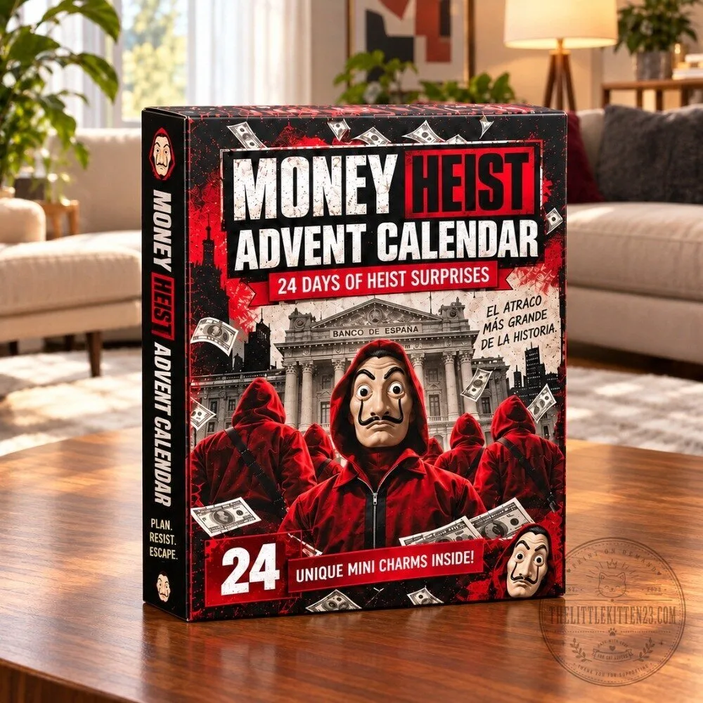 Money Heist Advent Calendar 2026 - 24 Days La Casa De Papel Collectibles Christmas Gift Box 5 Money Heist Advent Calendar 2026 - 24 Days La Casa De Papel Collectibles Christmas Gift Box
