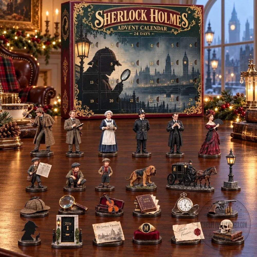 Sherlock Holmes 2026 Advent Calendar 24 Days Christmas Countdown