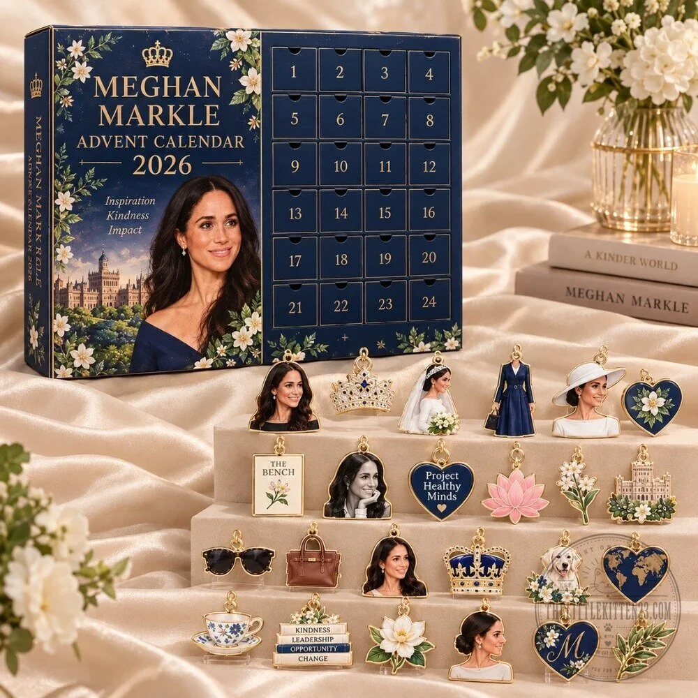 Meghan Markle Advent Calendar 2026 - 24 Days Christmas Countdown Royal Fans Gift Box