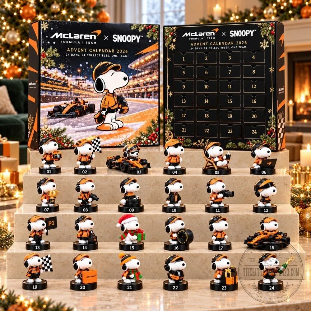 McLaren x Snoopy Formula 1 Team 2026 Advent Calendar