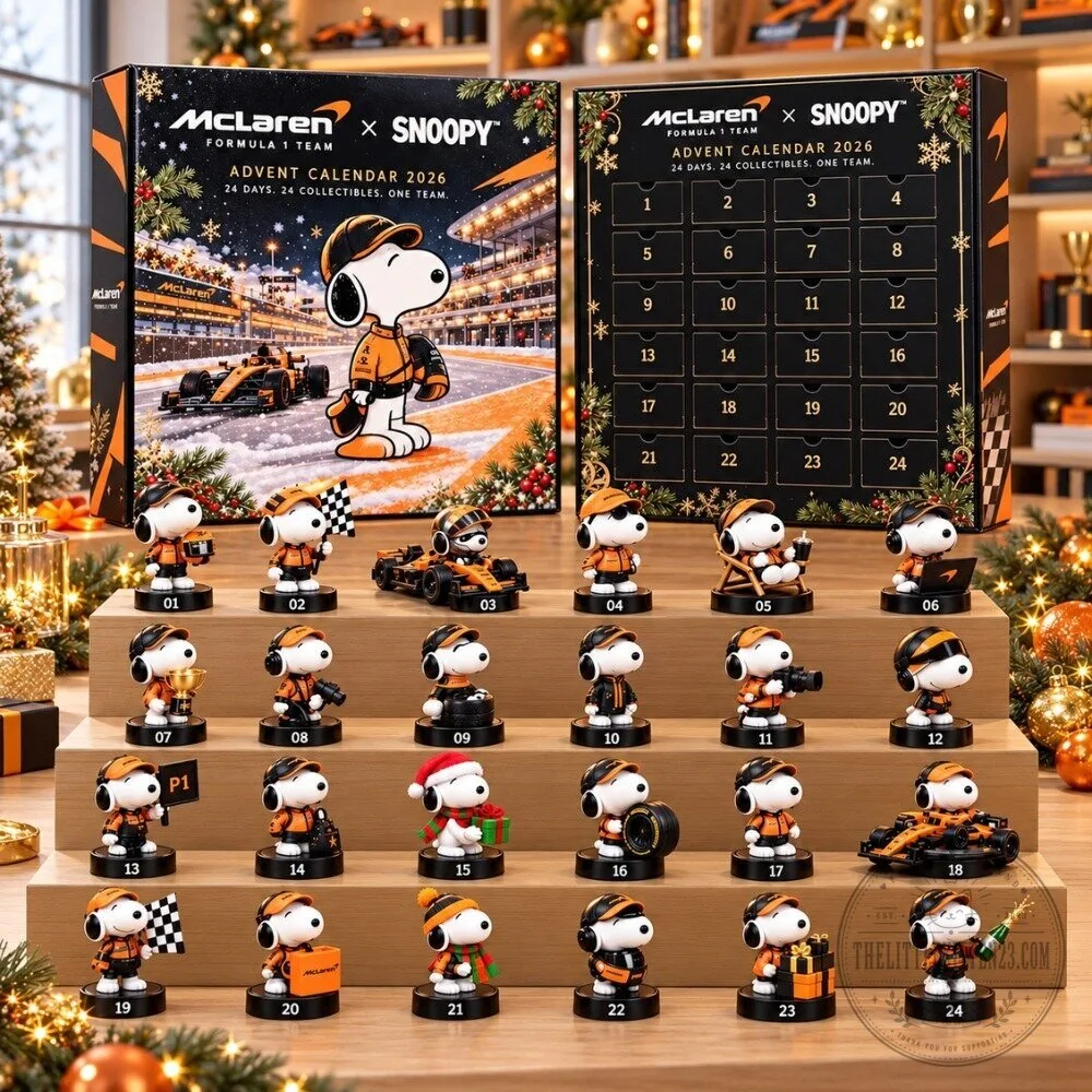 McLaren x Snoopy Formula 1 Team 2026 Advent Calendar 4 McLaren x Snoopy Formula 1 Team 2026 Advent Calendar