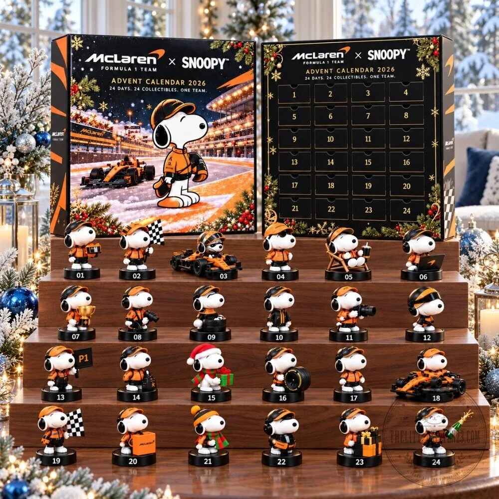 McLaren x Snoopy Formula 1 Team 2026 Advent Calendar 5 McLaren x Snoopy Formula 1 Team 2026 Advent Calendar