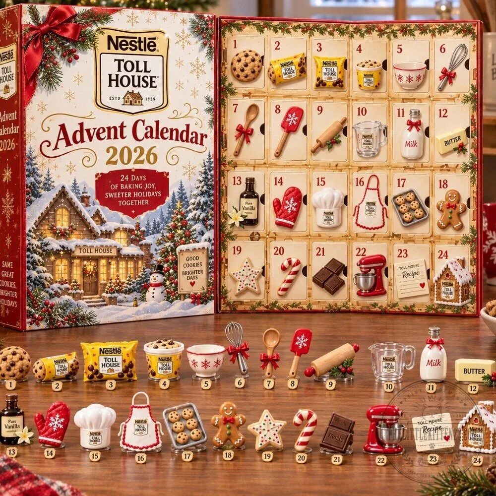 Nestle Toll House Advent Calendar 2026 - 24-Day Christmas Baking Countdown Gift Box 4 Nestle Toll House Advent Calendar 2026 - 24-Day Christmas Baking Countdown Gift Box