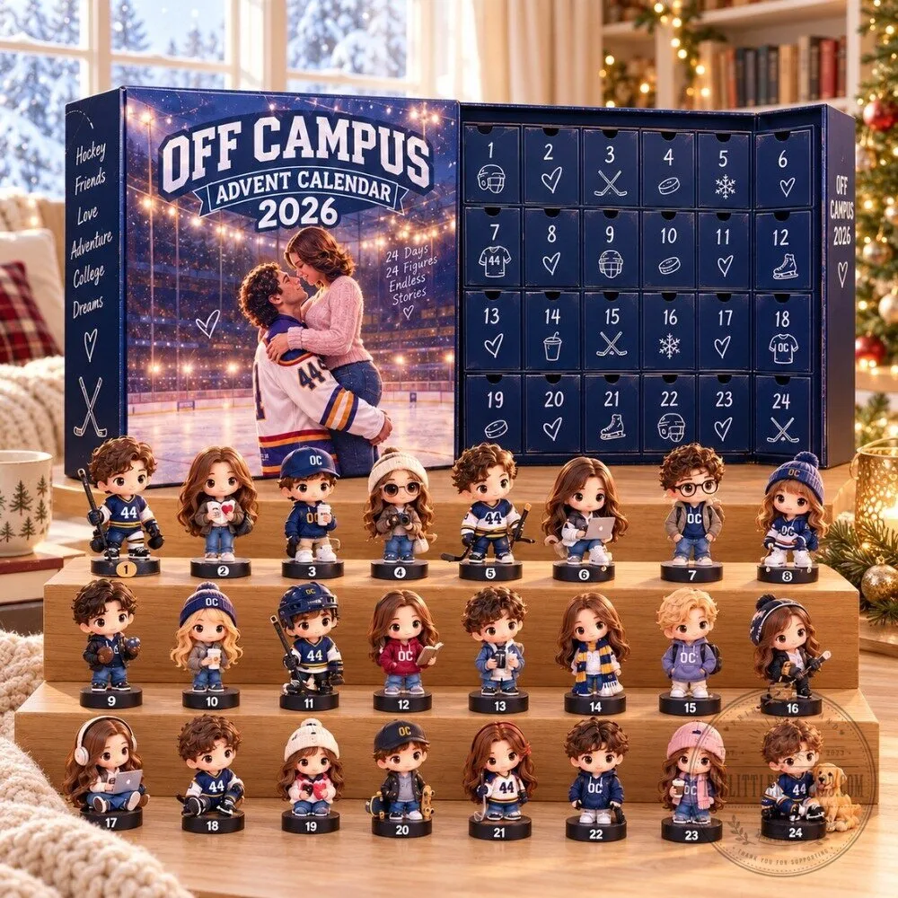 Off Campus Advent Calendar 2026 - 24-Day College Hockey Romance Christmas Countdown Set