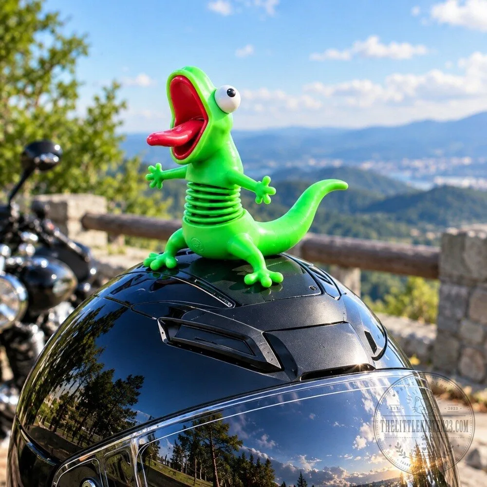 WobblyBud Funny Lizard Ridebuddy Green Bobblehead 4 WobblyBud Funny Lizard Ridebuddy Green Bobblehead