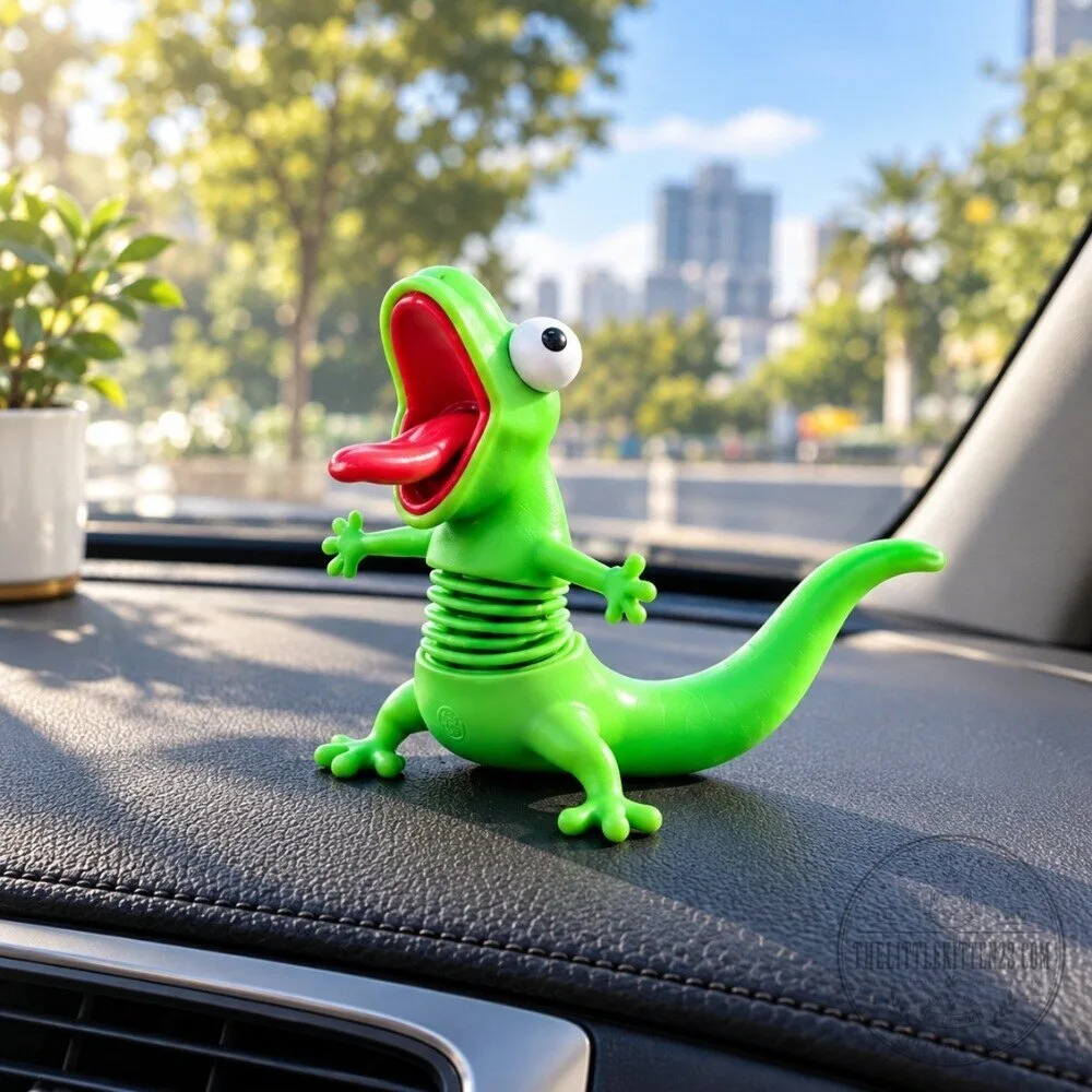 WobblyBud Funny Lizard Ridebuddy Green Bobblehead 5 WobblyBud Funny Lizard Ridebuddy Green Bobblehead