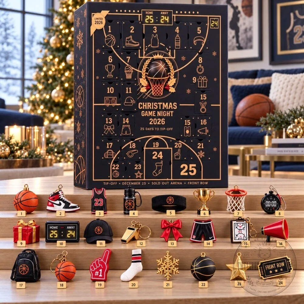 Christmas Game Night Basketball Advent Calendar 2026