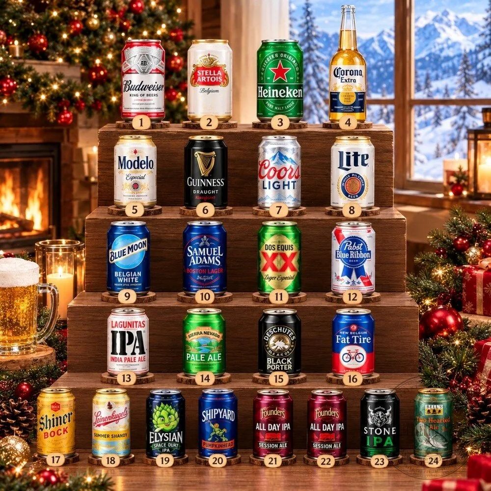 Beer Advent Calendar 2026 - 24 Days of Craft Beers Holiday Countdown Box 5 Beer Advent Calendar 2026 - 24 Days of Craft Beers Holiday Countdown Box