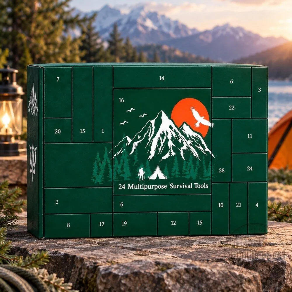 Outdoor Survival Tools Advent Calendar 2026 - 24 Days Camping & Hiking Gear Christmas Countdown Box 5 Outdoor Survival Tools Advent Calendar 2026 - 24 Days Camping & Hiking Gear Christmas Countdown Box