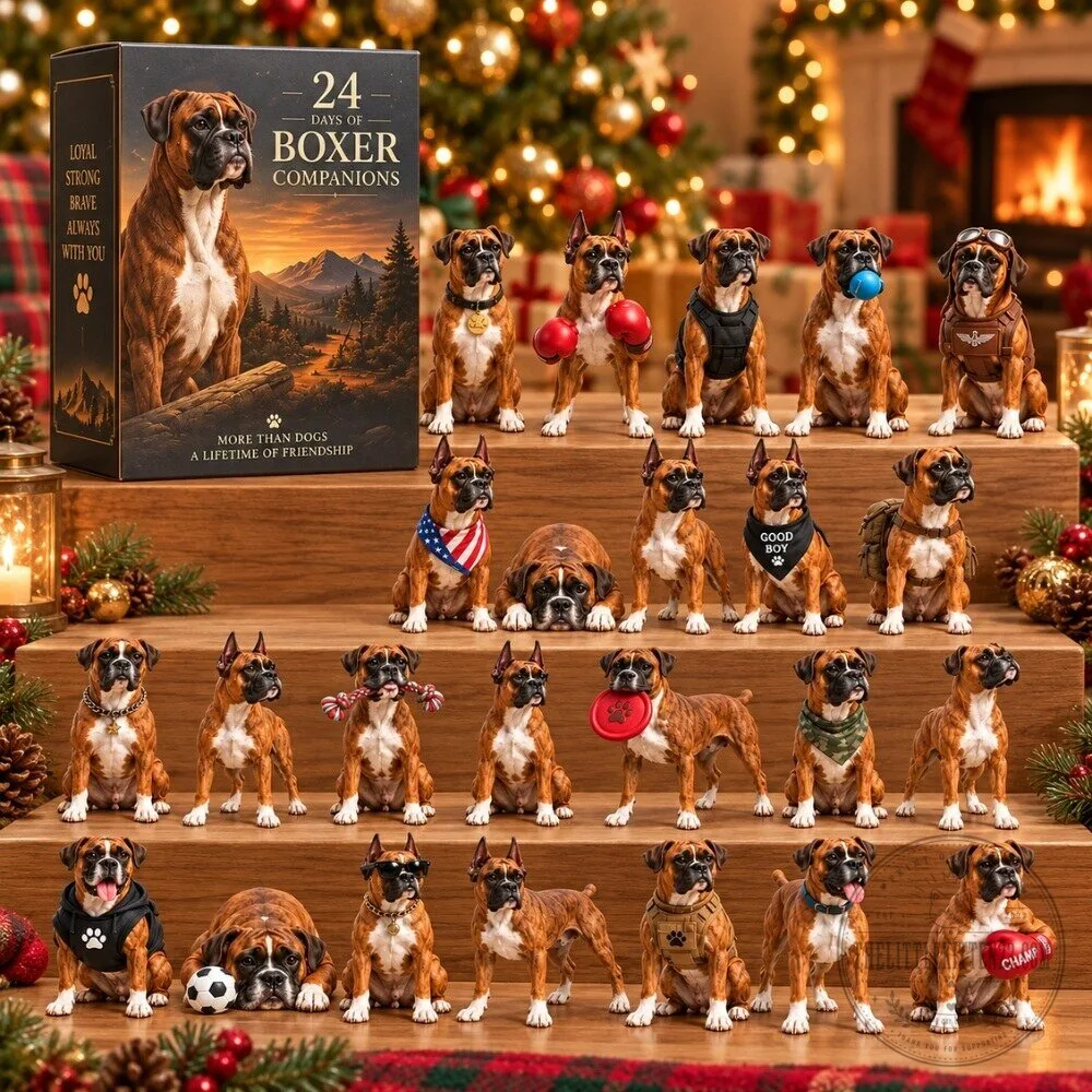 24 Days of Boxer Dog Advent Calendar 2026 4 24 Days of Boxer Dog Advent Calendar 2026