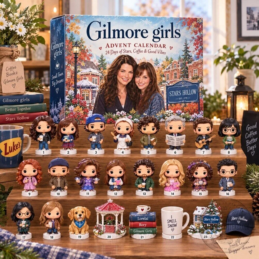 Gilmore Girls Advent Calendar 2026 - 24 Days Stars Hollow & Coffee Lovers Christmas Countdown Box