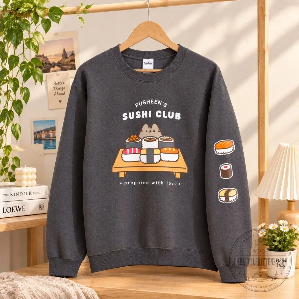 Pusheen Sushi Club Sweatshirt 2026 Special 3 Pusheen Sushi Club Sweatshirt 2026 Special