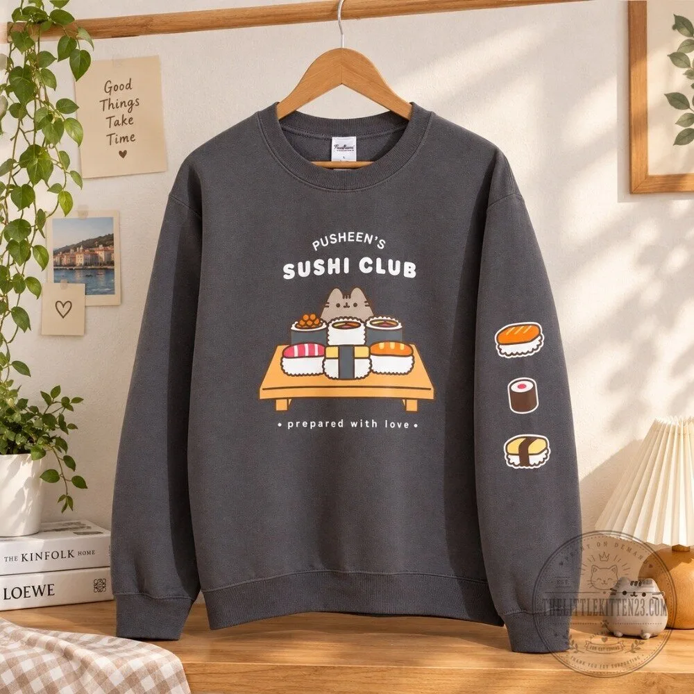 Pusheen Sushi Club Sweatshirt 2026 Special 4 Pusheen Sushi Club Sweatshirt 2026 Special