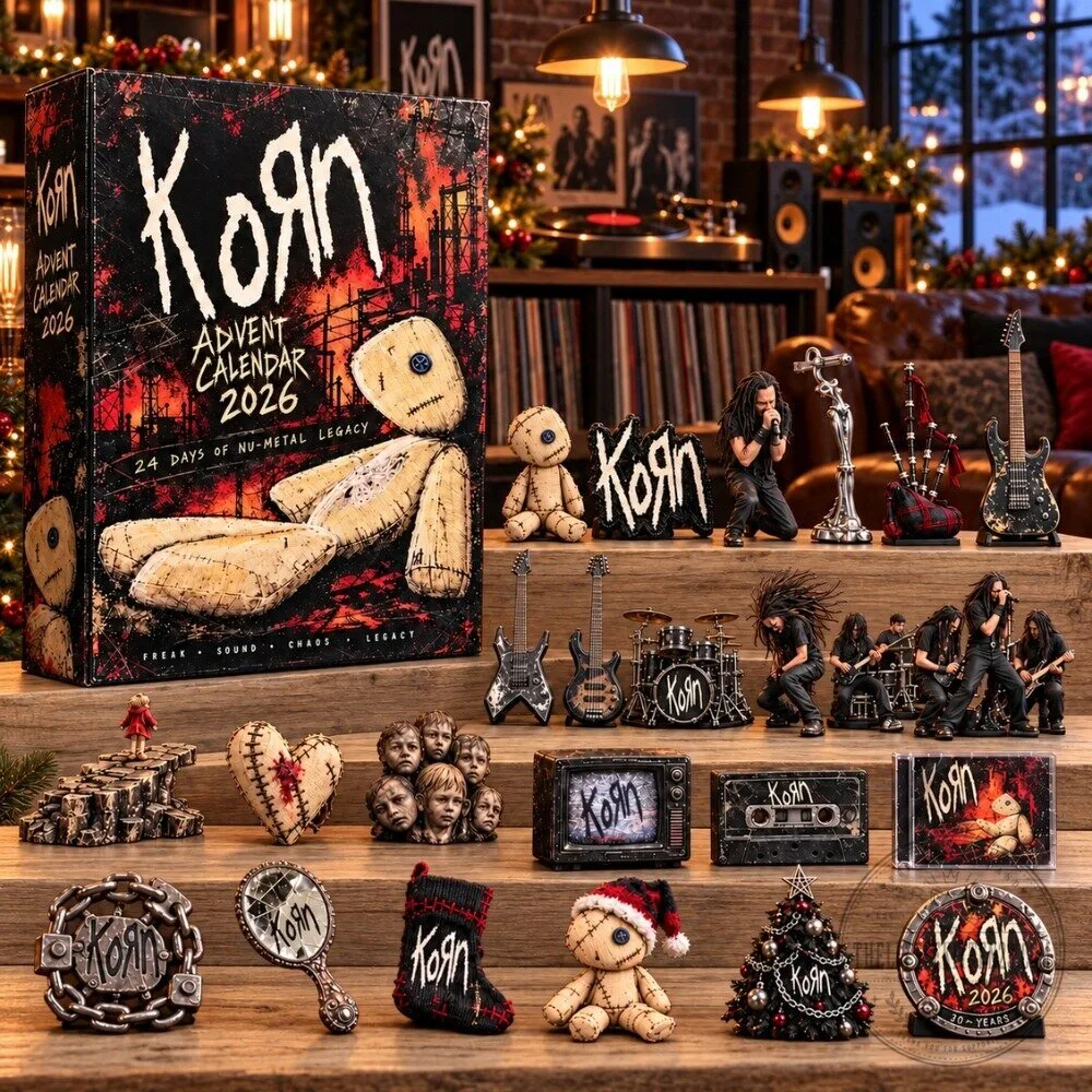 Korn Advent Calendar 2026 - 24 Days Of Nu-Metal Legacy & Rock Band Christmas Countdown Box 3 Korn Advent Calendar 2026 - 24 Days Of Nu-Metal Legacy & Rock Band Christmas Countdown Box