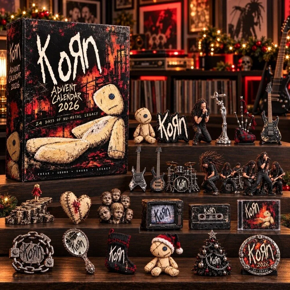 Korn Advent Calendar 2026 - 24 Days Of Nu-Metal Legacy & Rock Band Christmas Countdown Box 4 Korn Advent Calendar 2026 - 24 Days Of Nu-Metal Legacy & Rock Band Christmas Countdown Box