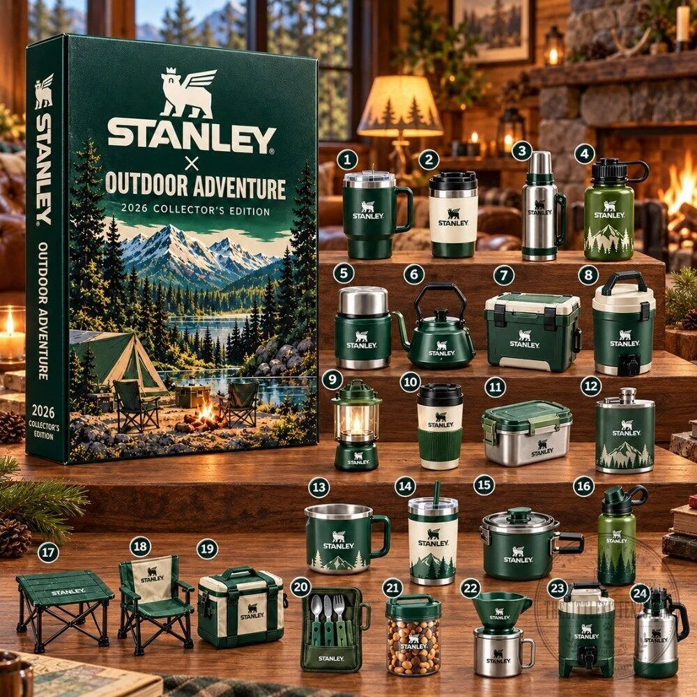 Stanley x Outdoor Adventure Advent Calendar 2026 - 24 Days Miniature Tumbler Camping Gear Countdown Box 4 Stanley x Outdoor Adventure Advent Calendar 2026 - 24 Days Miniature Tumbler Camping Gear Countdown Box