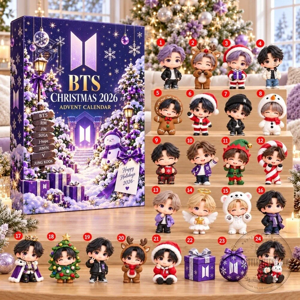 BTS Christmas Advent Calendar 2026 - 24 Days K-Pop ARMY Merch & Member Holiday Countdown Box 3 BTS Christmas Advent Calendar 2026 - 24 Days K-Pop ARMY Merch & Member Holiday Countdown Box