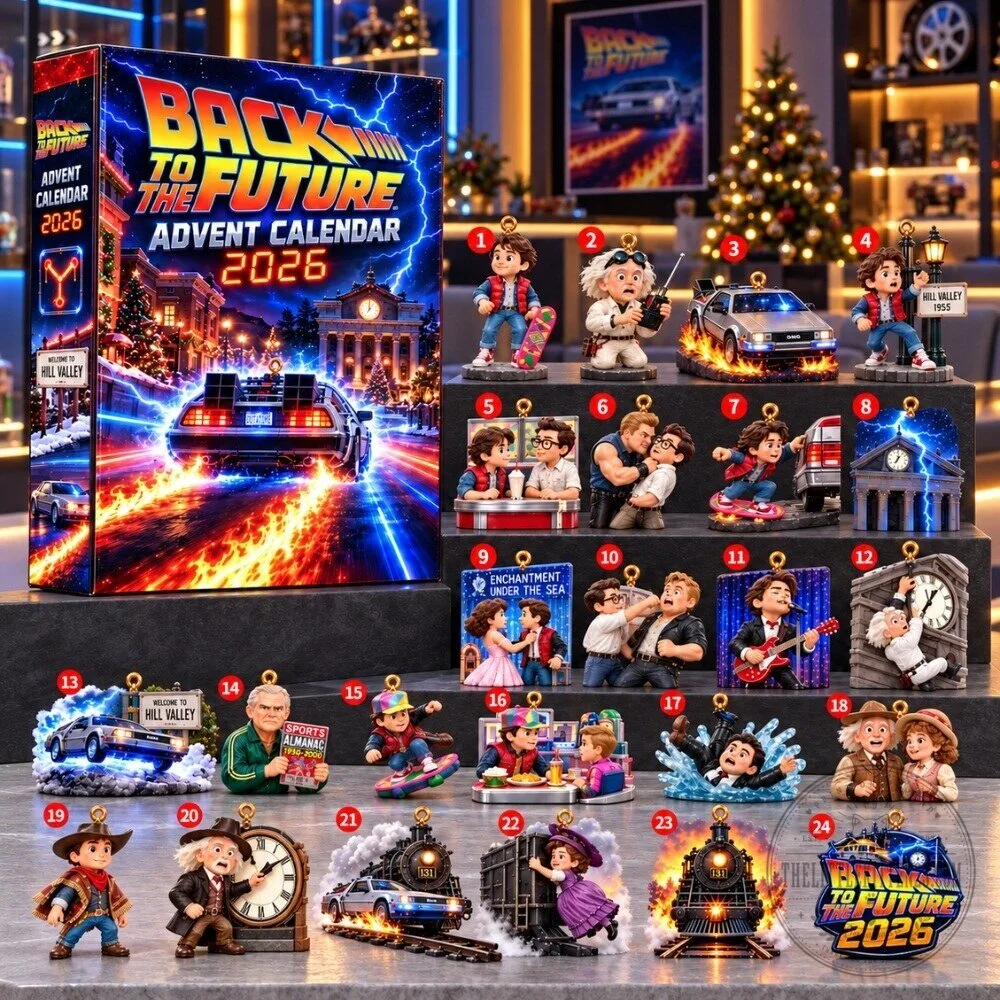 Back To The Future Advent Calendar 2026 - 24 Days Marty McFly & DeLorean Christmas Countdown Box 4 Back To The Future Advent Calendar 2026 - 24 Days Marty McFly & DeLorean Christmas Countdown Box