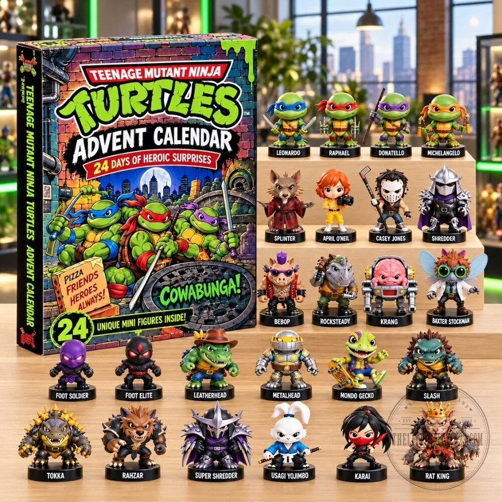 24 Days Teenage Mutant Ninja Turtles Advent Calendar 2026 3 24 Days Teenage Mutant Ninja Turtles Advent Calendar 2026