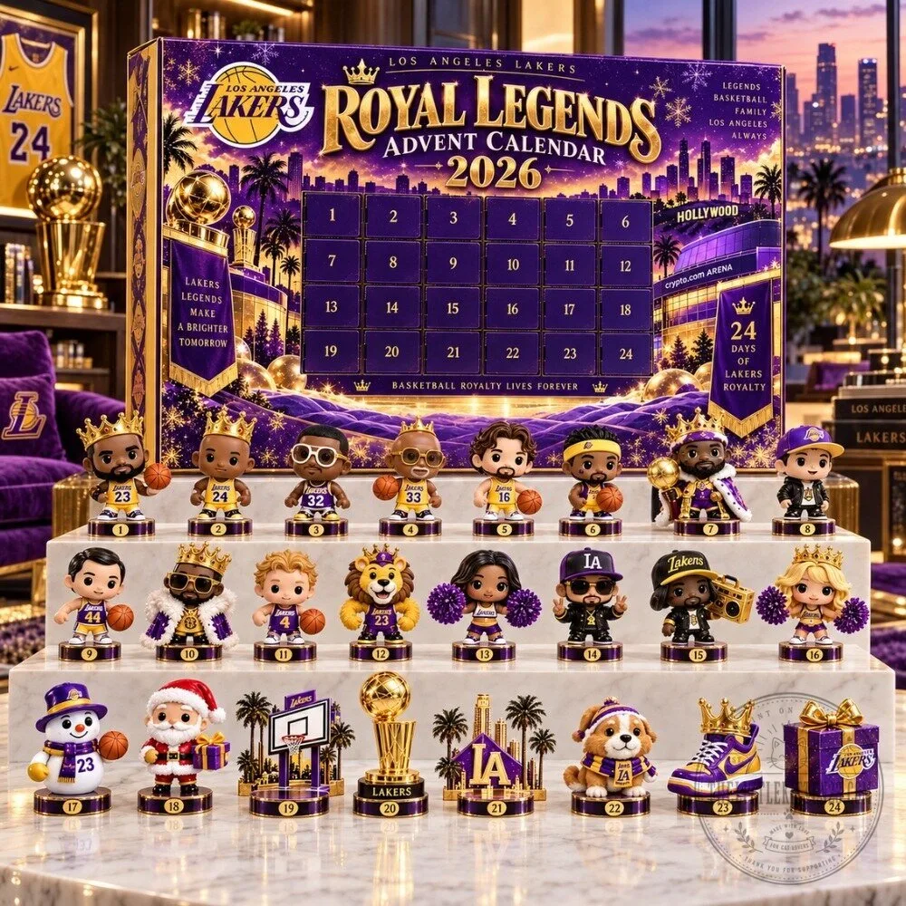 24 Days Of Los Angeles Lakers Royal Legends Advent Calendar 2026