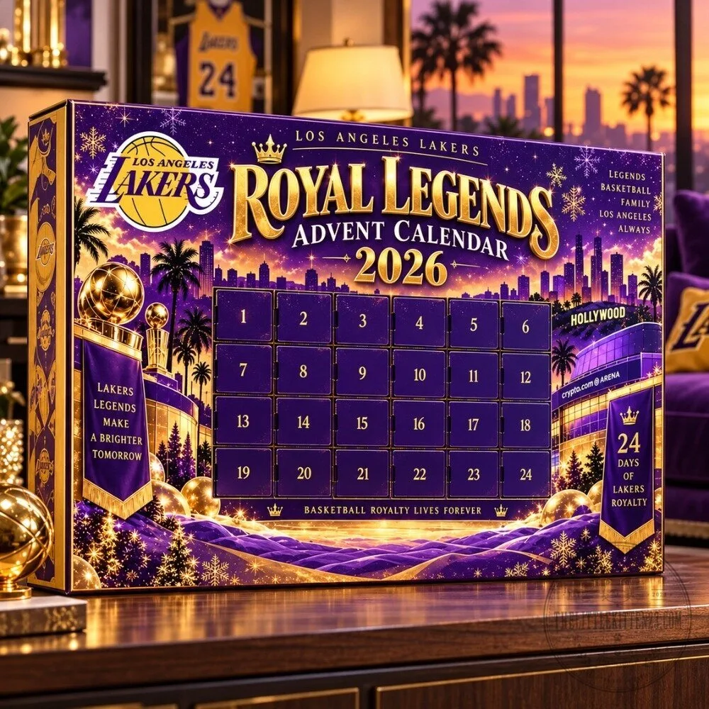 24 Days Of Los Angeles Lakers Royal Legends Advent Calendar 2026 5 24 Days Of Los Angeles Lakers Royal Legends Advent Calendar 2026