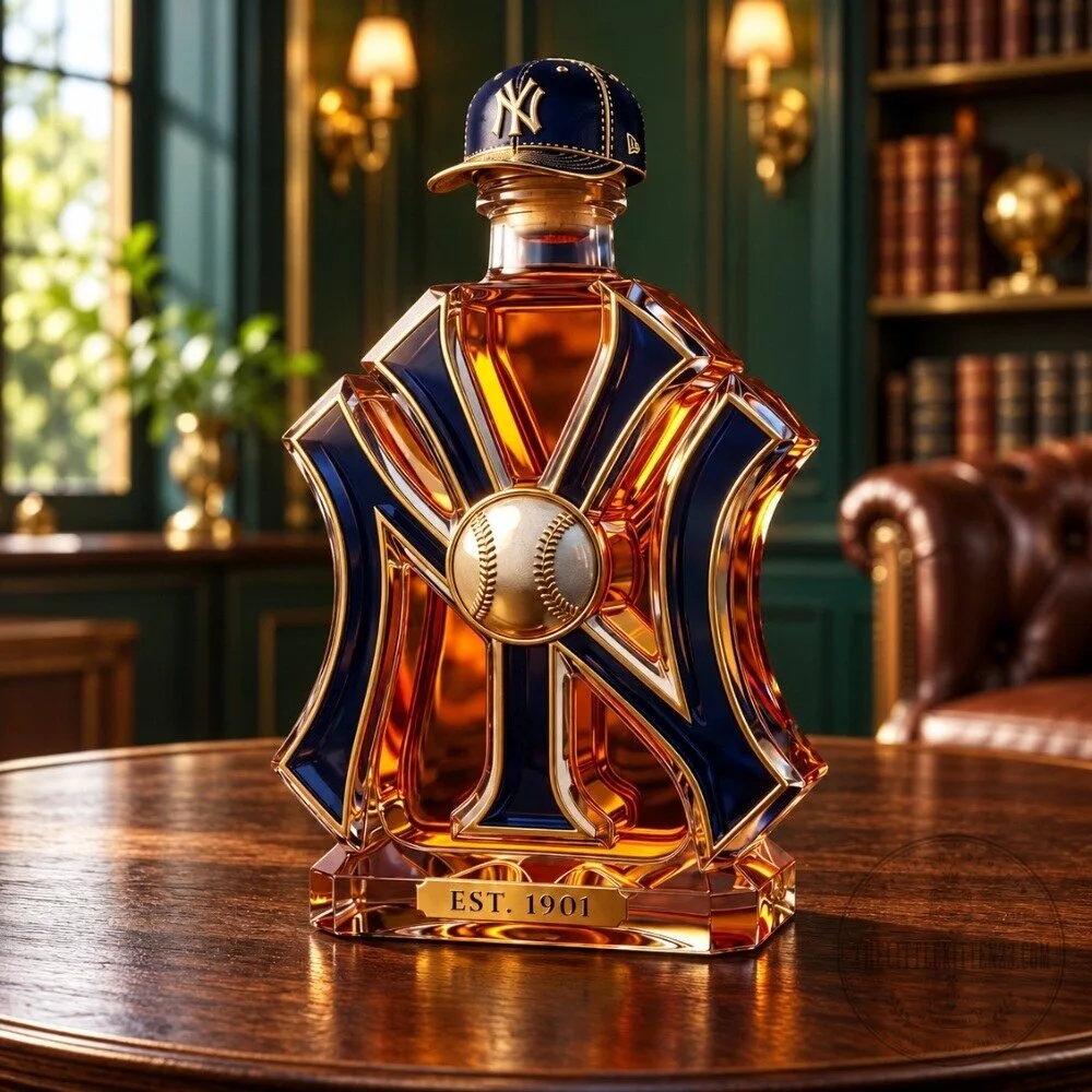 New York Yankees MLB Whiskey Decanter 2026 Special 5 New York Yankees MLB Whiskey Decanter 2026 Special
