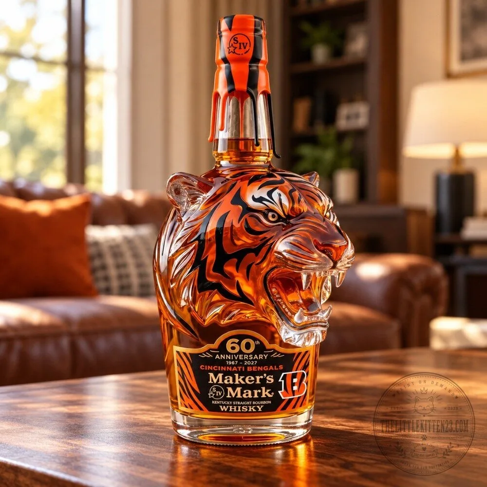 Cincinnati Bengals 60th Anniversary Tiger Whiskey Decanter 2026 5 Cincinnati Bengals 60th Anniversary Tiger Whiskey Decanter 2026