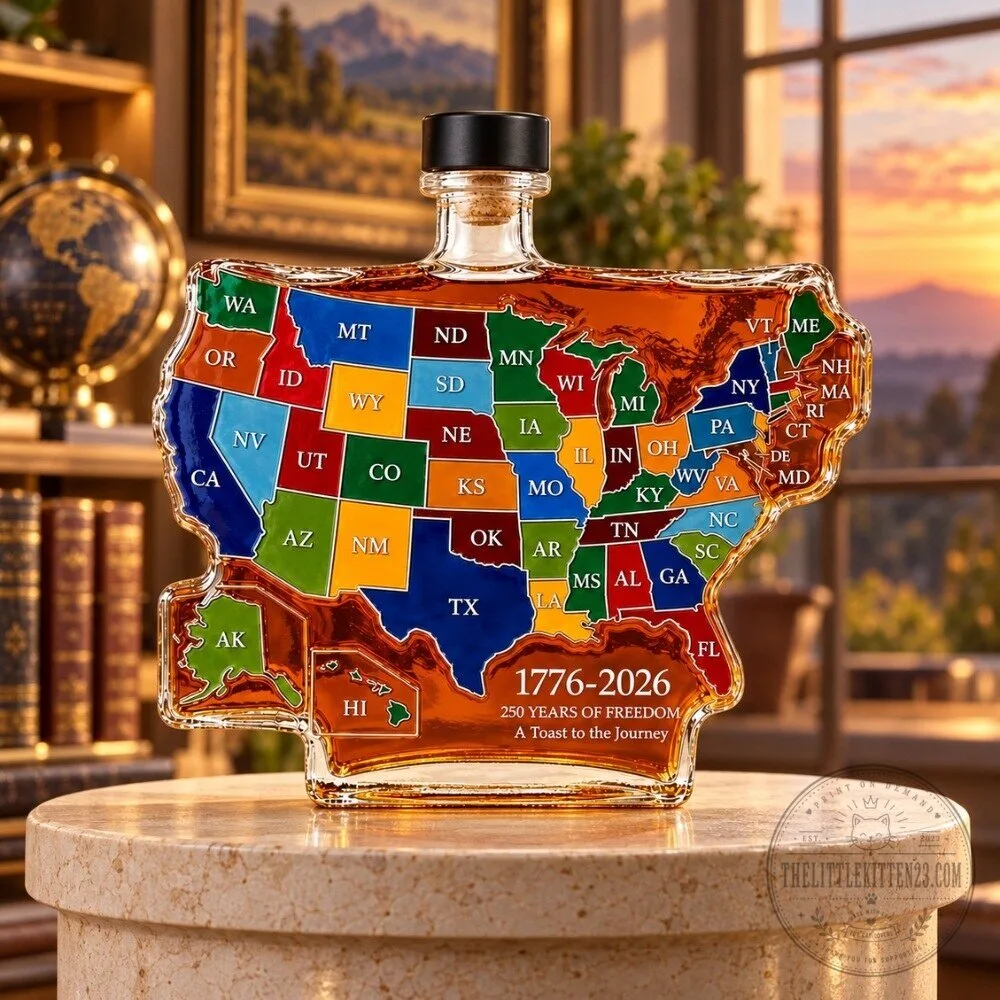 USA Semiquincentennial 250 Years Of Freedom Whiskey Bottle Decanter 2026 4 USA Semiquincentennial 250 Years Of Freedom Whiskey Bottle Decanter 2026