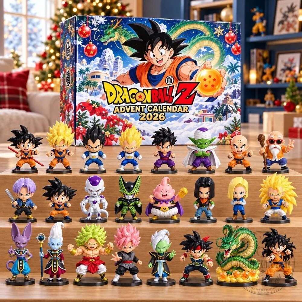 Dragon Ball Z Advent Calendar 2026 - 24 Days Goku Saiyan Anime Christmas Countdown Box 3 Dragon Ball Z Advent Calendar 2026 - 24 Days Goku Saiyan Anime Christmas Countdown Box