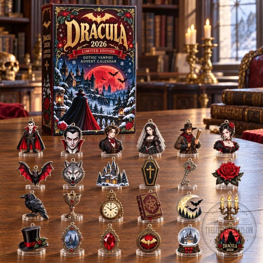 24 Days Dracula Advent Calendar 2026 - Limited Edition Gothic Vampire Horror Christmas Countdown Box