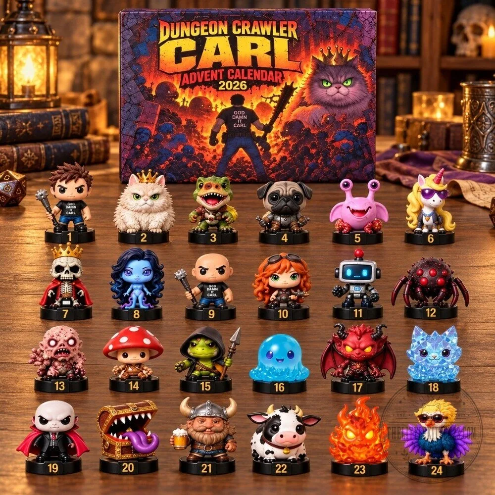 Dungeon Crawler Carl Advent Calendar 2026 - 24 Days Princess Donut & LitRPG Gift Christmas Countdown Box 4 Dungeon Crawler Carl Advent Calendar 2026 - 24 Days Princess Donut & LitRPG Gift Christmas Countdown Box
